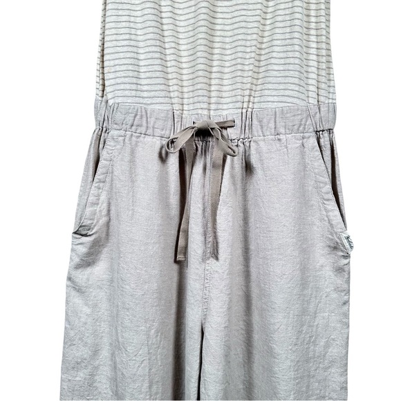 WOOLRICH Outside Air Wide Leg Linen / Cotton Jumpsuit - Picture 4 of 8